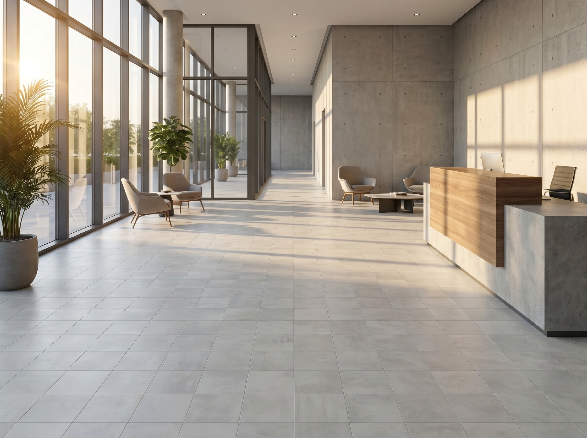 Viên gạch porcelain 150x150mm men mờ chụp chính diện