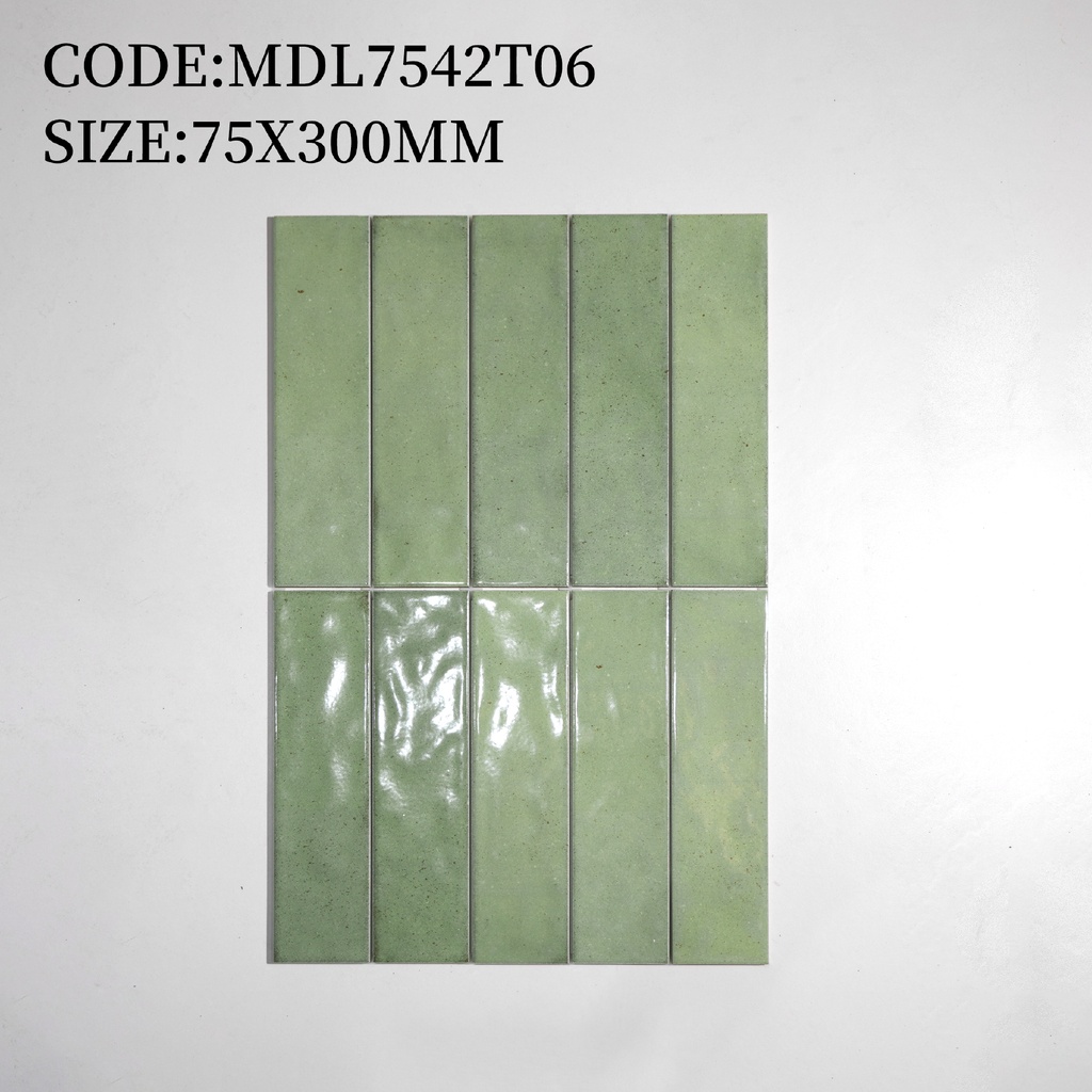 Viên gạch porcelain Time 75x300mm chụp chính diện