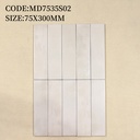 Viên gạch porcelain Surrey 75x300mm chụp chính diện