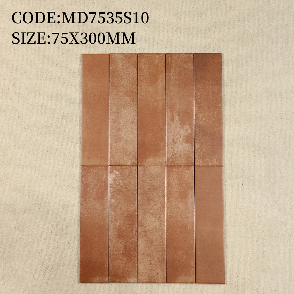 Viên gạch porcelain Surrey 75x300mm chụp chính diện