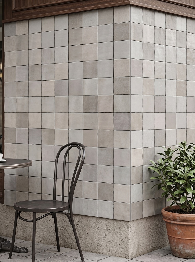 Gạch VIVID Series 100x100mm chụp chính diện bản bóng và bản mờ