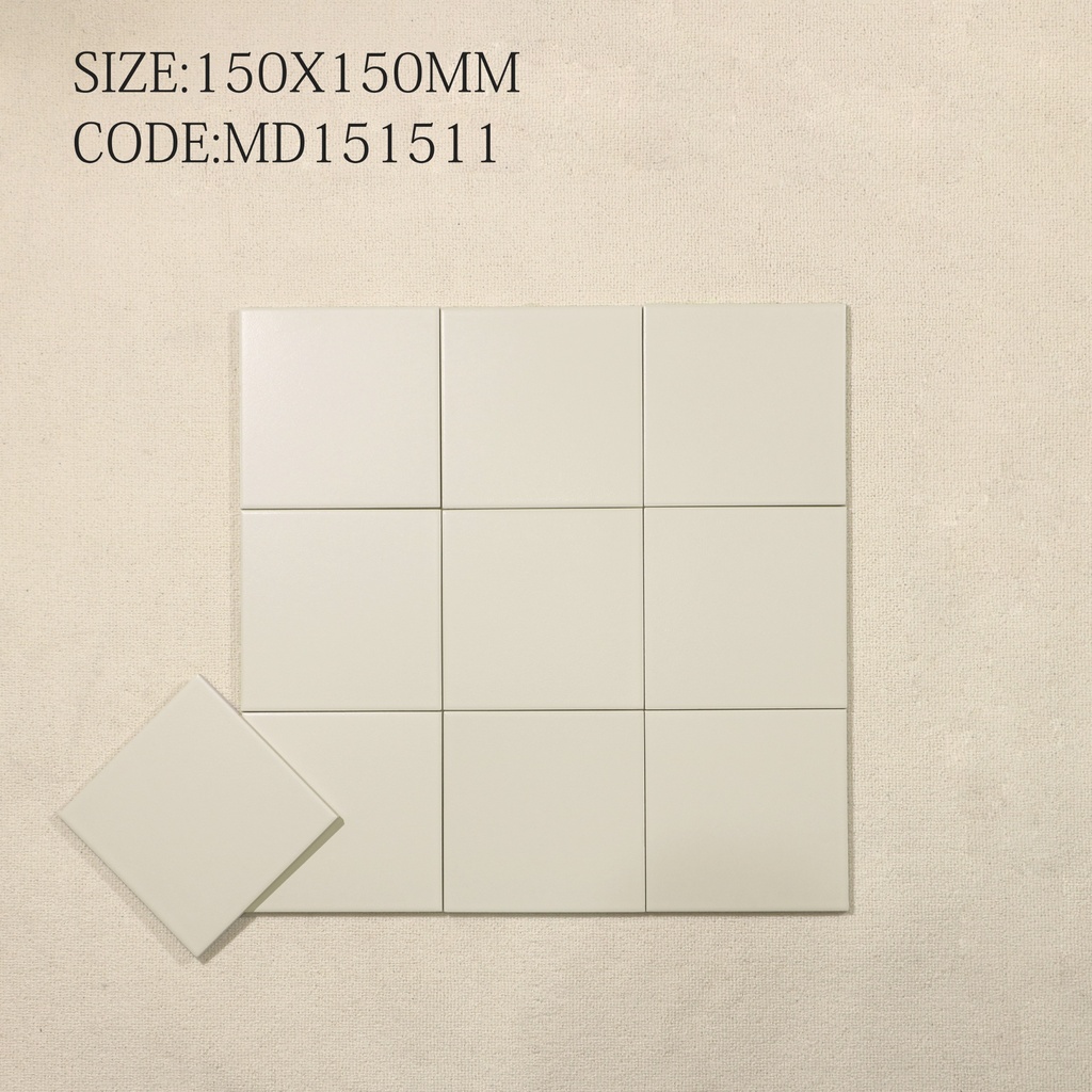 Viên gạch porcelain Altea 150x150mm chụp chính diện