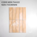 Bảng màu gạch 75x300mm gồm trắng, vàng, cam, đỏ, hồng, xanh