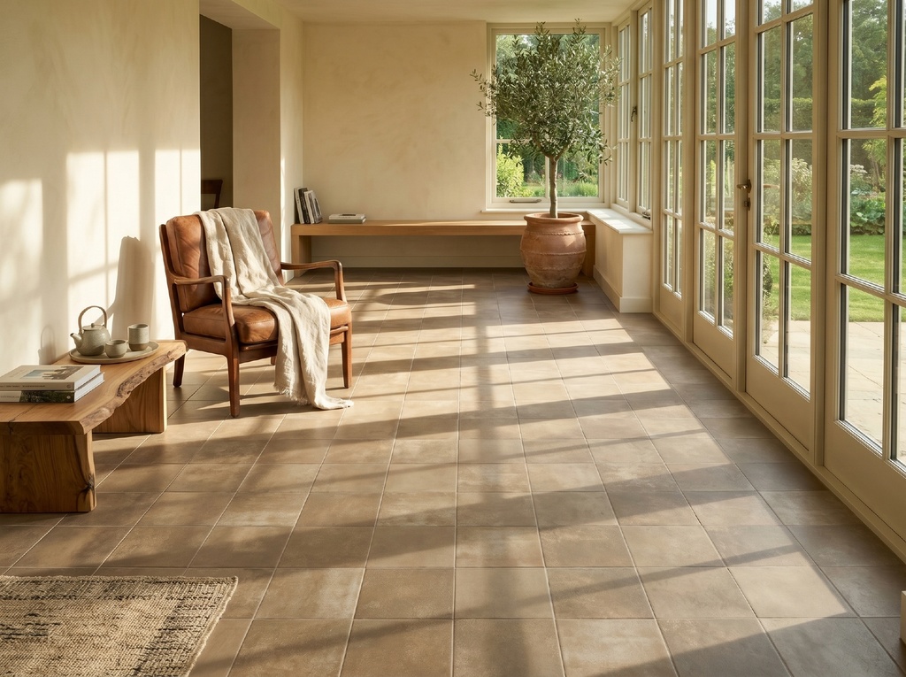 Viên gạch porcelain 150x150mm men mờ chụp chính diện