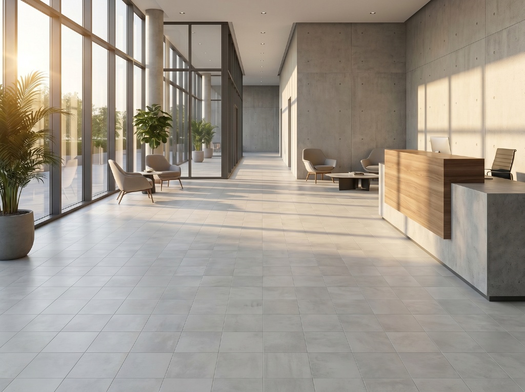Viên gạch porcelain 150x150mm men mờ chụp chính diện
