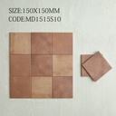 Viên gạch porcelain 150x150mm men mờ chụp chính diện