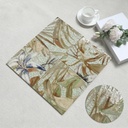 Viên gạch porcelain 200x200mm hoạ tiết lá chụp chính diện