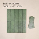 Tám tông màu mộc của dòng gạch thẻ mờ 70x230mm