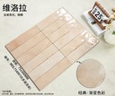 Cận cảnh bề mặt gợn sóng và lớp men bóng của gạch 75x300mm