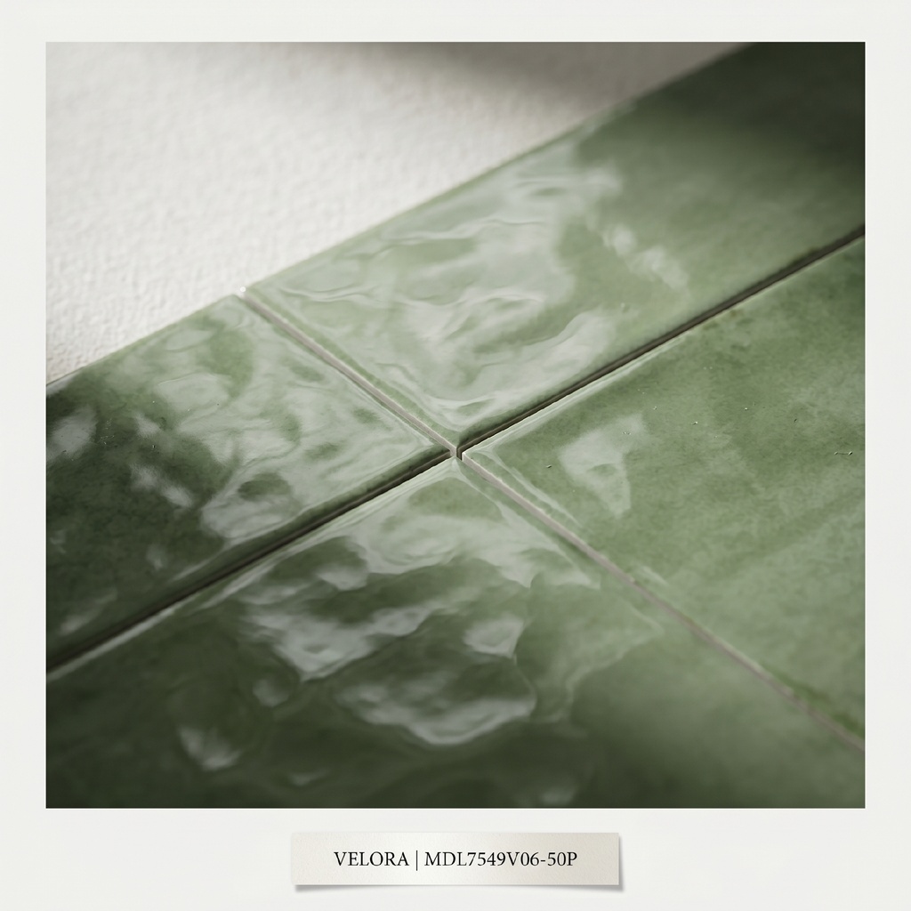 Viên gạch porcelain 75x300mm chụp chính diện trên nền sáng