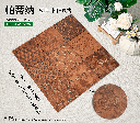 Mảng tường trang trí lát ngẫu nhiên bằng gạch 150x150mm hoạ tiết patina