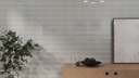 Viên gạch thẻ ceramic 75x150mm men bóng chụp chính diện