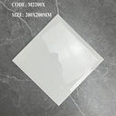 Gạch ceramic vuông 200x200mm chụp chính diện nguyên viên