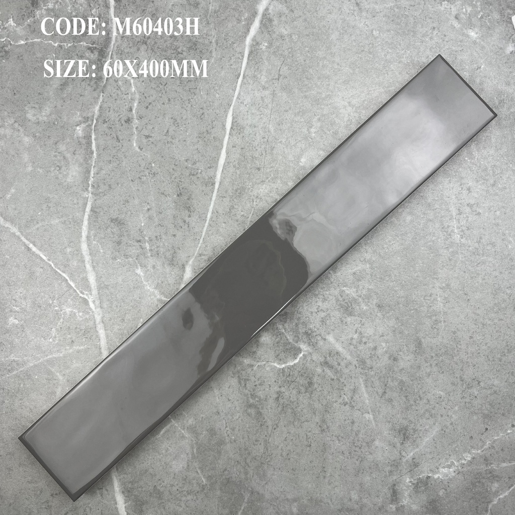 Bảng màu gạch ceramic 60x400mm từ trung tính đến màu nhấn