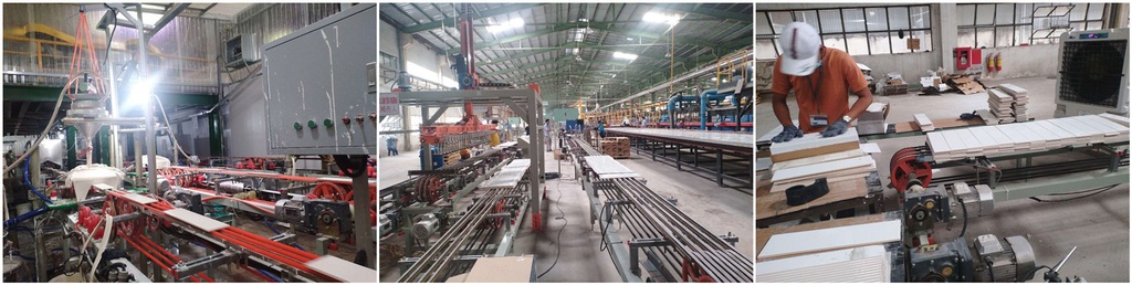 Cận cảnh bề mặt phủ hạt cát và cạnh phẳng của viên 200x200mm