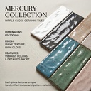 Mảng tường đứng ốp gạch 65x200mm men bóng hiệu ứng mặt nước
