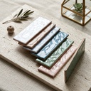Tám màu gạch ceramic 65x200mm từ sand, sage green tới plum