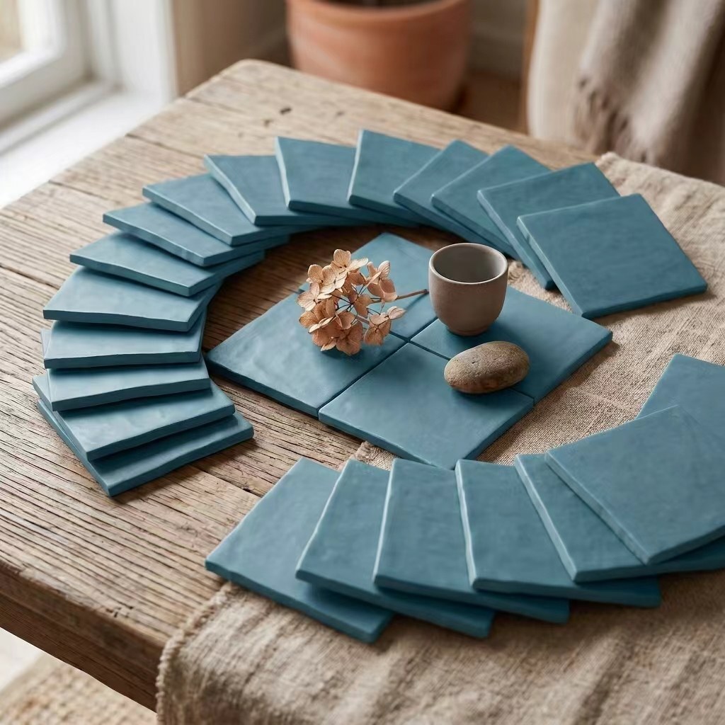 Mặt tiền ốp gạch zellige 100x100mm VIVID Series