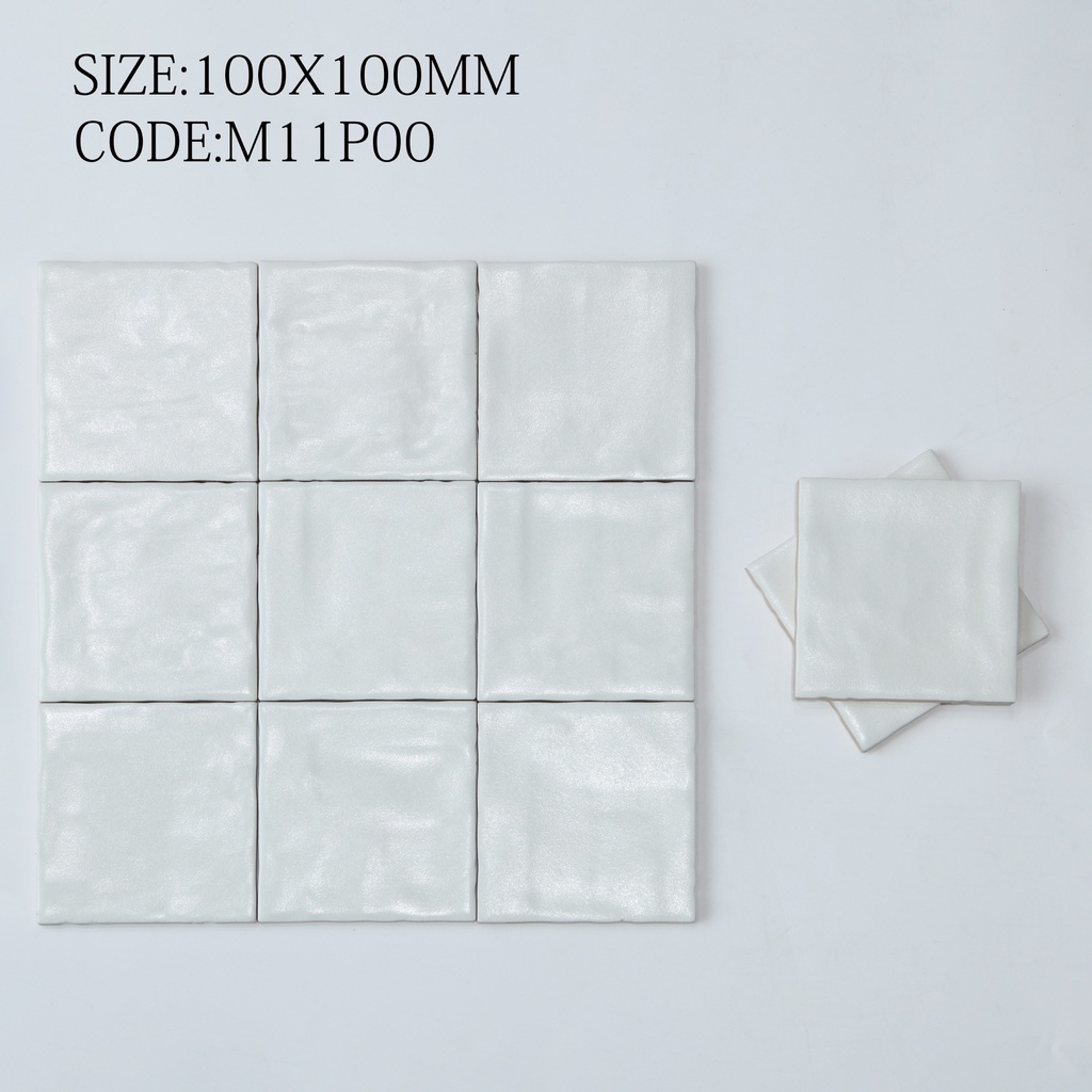 Viên gạch ceramic 100x100mm chụp chính diện cả bề mặt