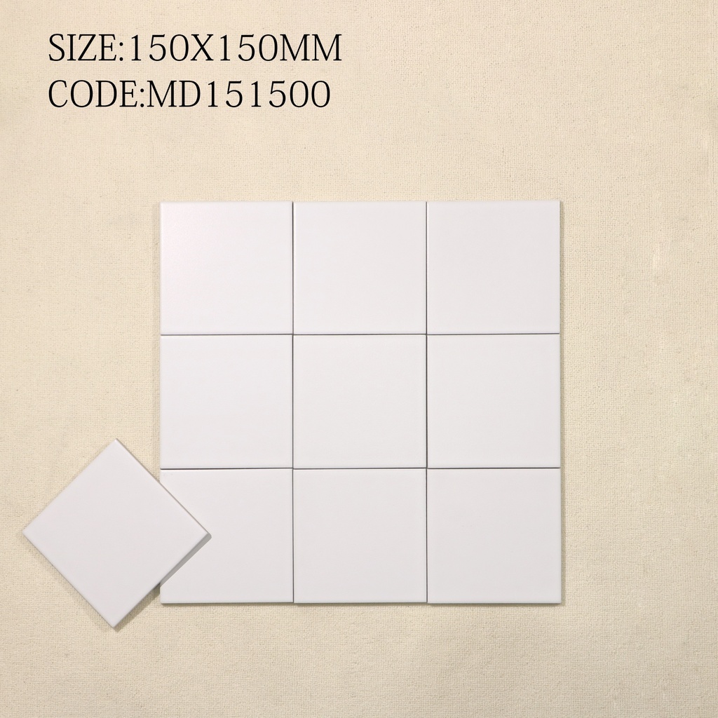 Viên gạch porcelain Altea 150x150mm chụp chính diện