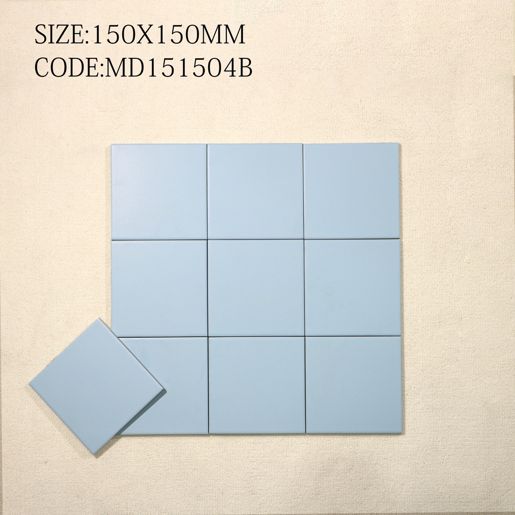 Cận cảnh bề mặt mờ nhung không phản quang của gạch
