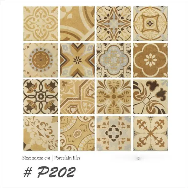 Gạch Bông Mix KT 200x200 mm mã P202