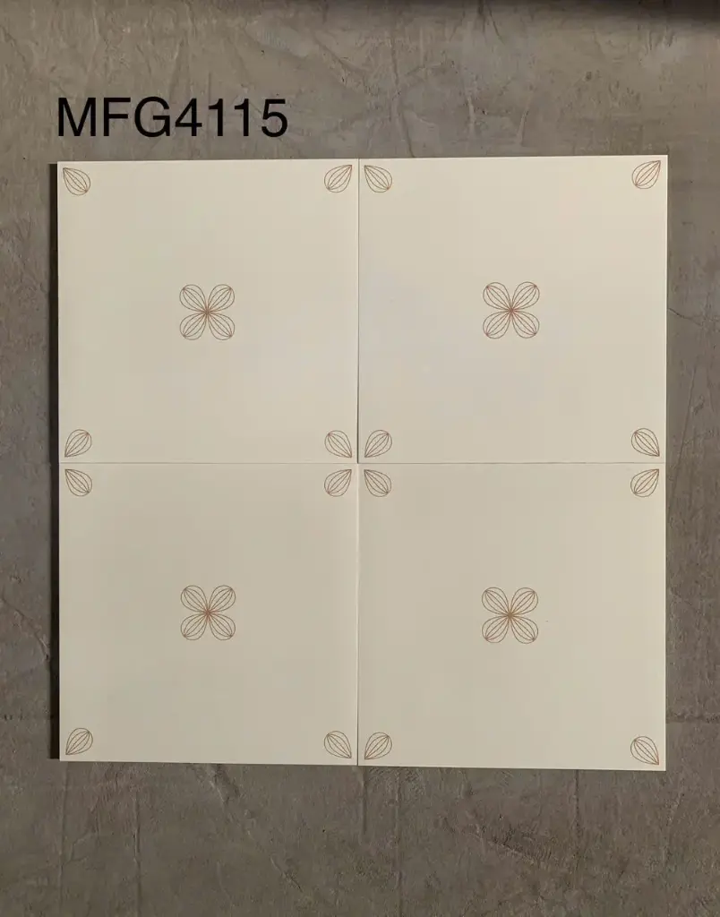 Gạch Bông TQ, KT 400x400mm xương porcelain mặt mờ, mã MFG4115