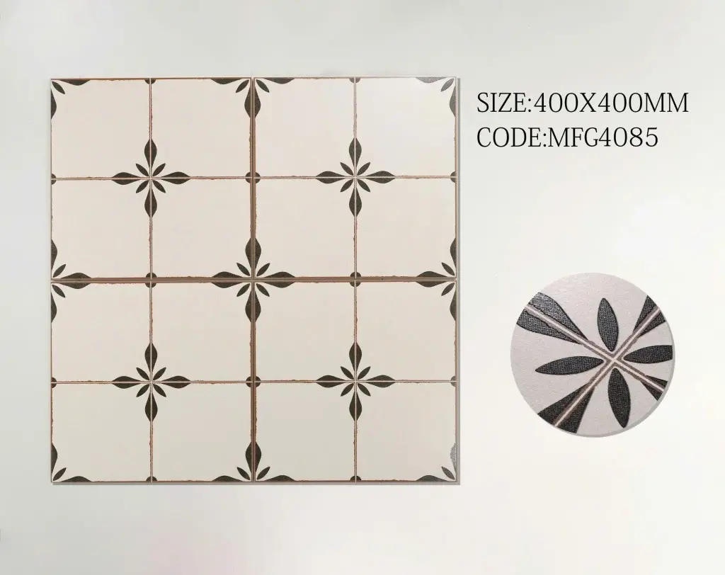 Gạch bông KT 400x400 mm xương Porcelain mã MFG4085 (1h/1.6m/10v)(4174)