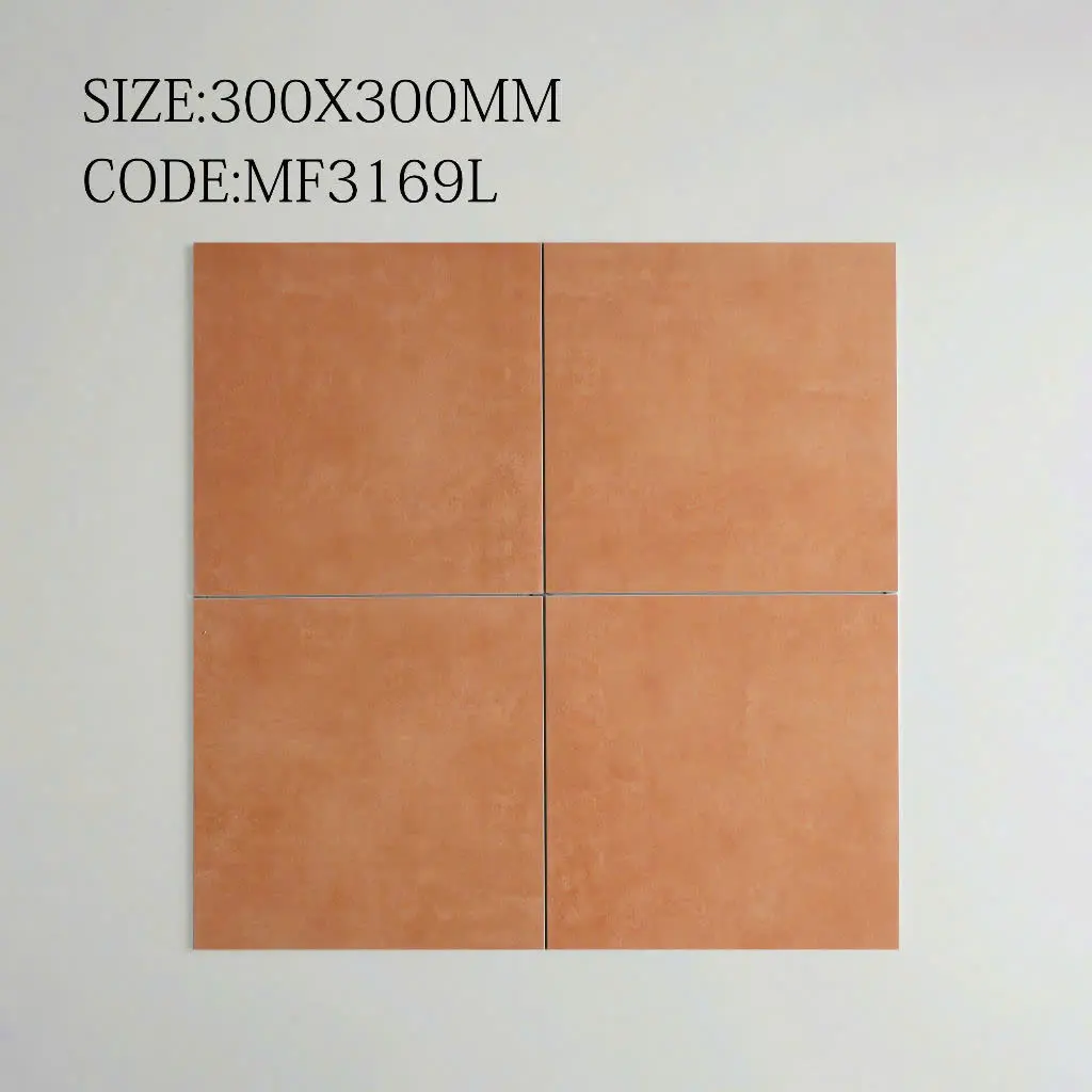 Gạch bông giả cổ TQ, KT 300x300 mm Xương porcelain mặt mờ, mã MF3169L /FG30889(1h/1m/11v)