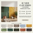 Gạch porcelain 75x300mm gợn sóng men bóng cao CLAN SERIES