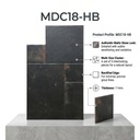 Gạch porcelain vân đá men mờ mài cạnh phối nhiều kích thước