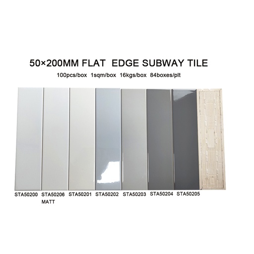 Gạch thẻ ceramic 50x200mm chống thấm ốp tường bếp sản xuất Việt Nam